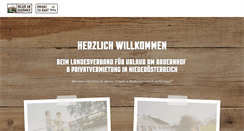 Desktop Screenshot of landurlaub.at